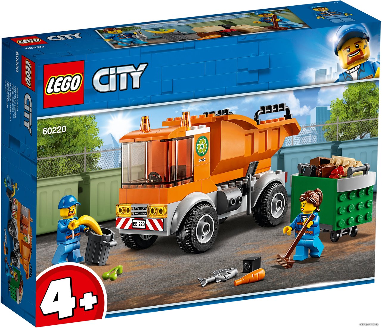 

Конструктор LEGO City 60220 Мусоровоз