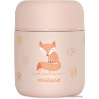 Термос для еды Miniland Thermy Dolce Mini 280мл (розовый/лисенок)