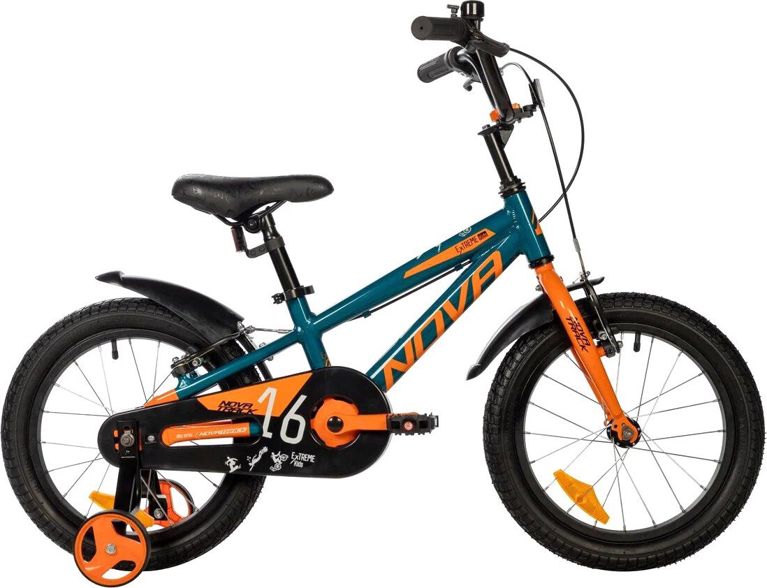 

Детский велосипед Novatrack Extreme 16 2025 167AEXTREMEV.TQ5 (бирюзовый)