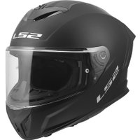 Мотошлем LS2 FF820 Rapid III Solid (XL, черный матовый)