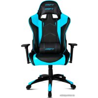 Игровое (геймерское) кресло Drift DR300 (черный/голубой) в Барановичах