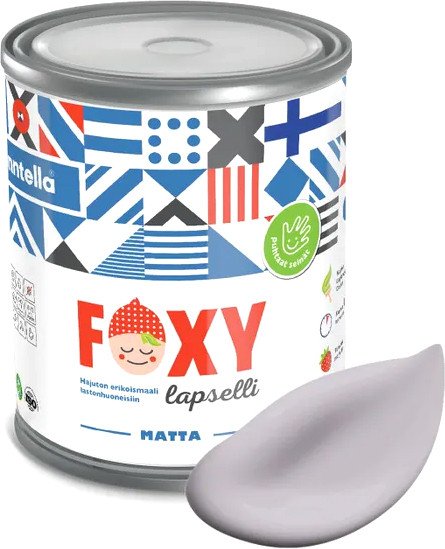 

Краска Finntella Foxy Lapselli Matte Kuu F-50-1-1-FL236 0.9 л (голубой/серый)