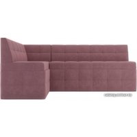 Угловой диван Мебель-АРС Атлантис левый 212x84x135 (велюр пудра НВ-178 18)