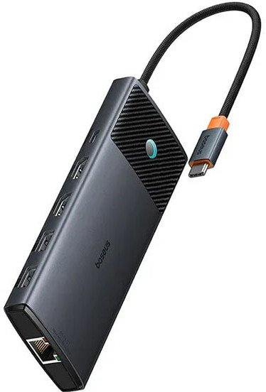 Док-станция Baseus Metal Gleam Series II 10-in-1 USB Hub B00061800123-01
