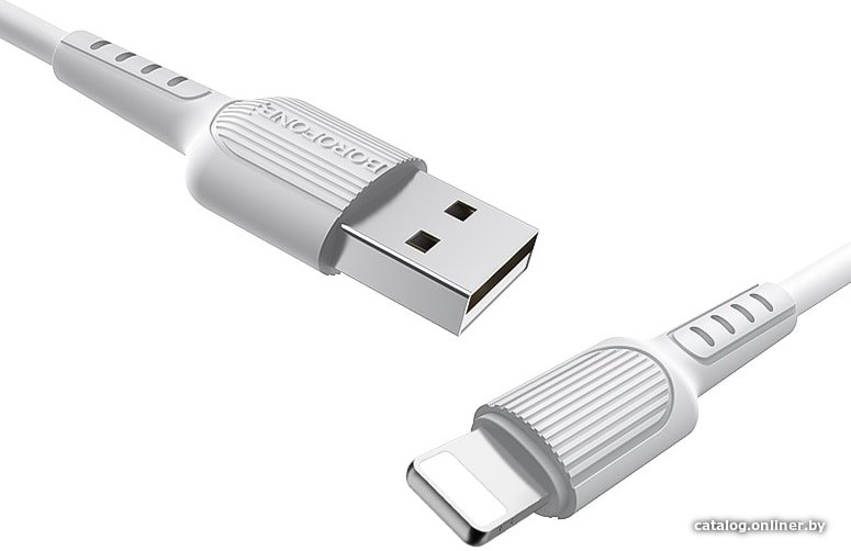 Кабель Borofone BX16 Lightning 1 м (белый)