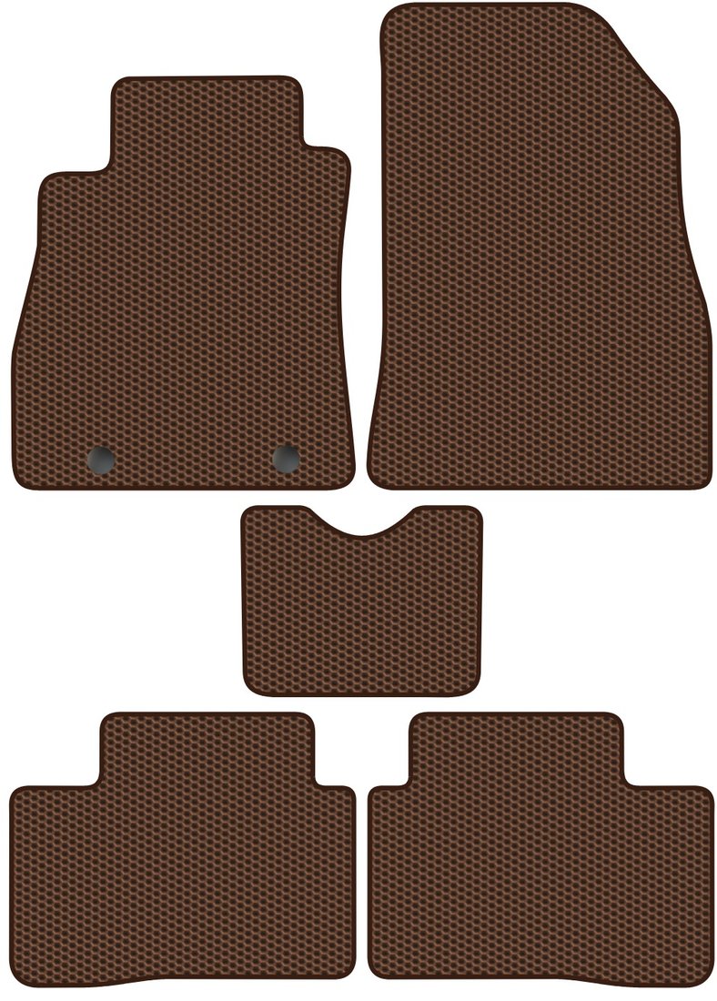 

Комплект ковриков для авто Alicosta Nissan Juke (suv / YF15) 2011 - 2020 (коричневый, сота)