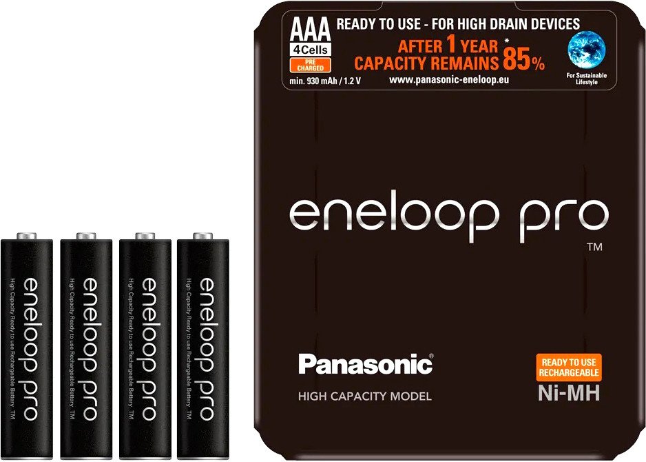 

Аккумулятор Panasonic Eneloop Pro AAA BK-4HCDE/4LE 4шт