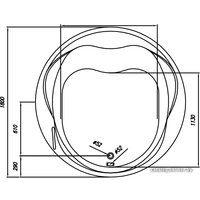 Ванна Kolpa-San Opera 180x180