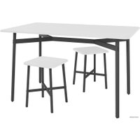 Кухонный стол Калифорния мебель Кросс 120x75 (белый)