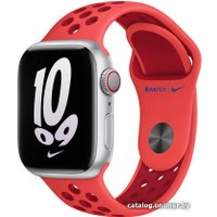 Ремешок Apple Nike Sport Band MPGW3 (41 мм, ярко-малиновый/красный, размер R)