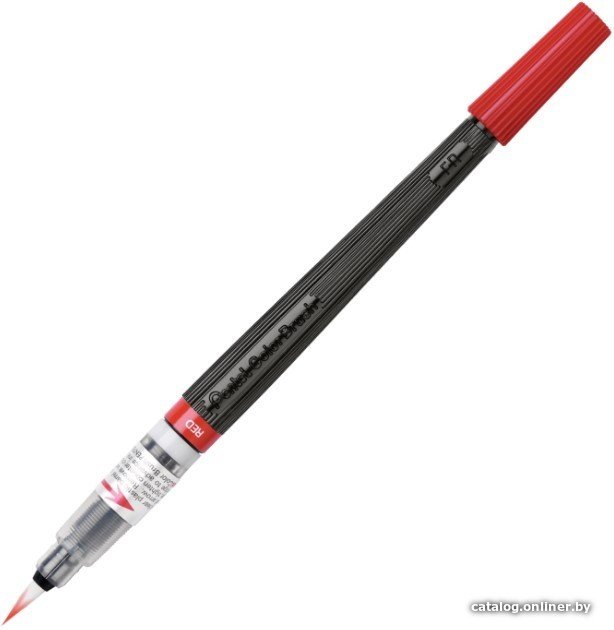 Маркер художественный Pentel Color Brush XGFL-102X (красный)