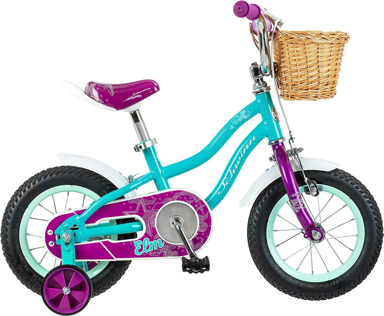 

Детский велосипед Schwinn Elm 12 2022 S0261RUB (фиолетовый/голубой)