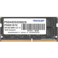 Оперативная память Patriot Signature Line 32GB DDR4 SODIMM PSD432G32002S