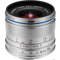 Объектив Laowa 7.5mm f/2 Standard для Micro Four Thirds (серебристый)
