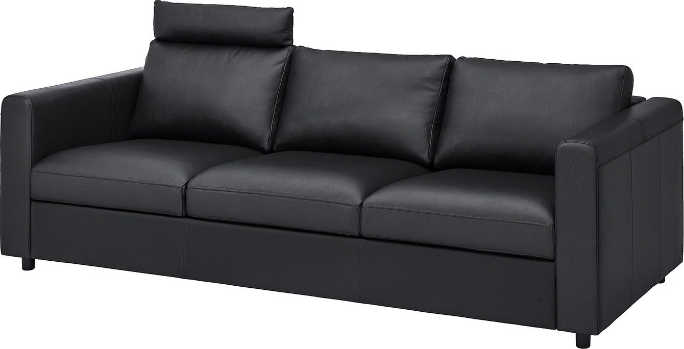 Диван Ikea Vimle с изголовьем/Grann/Bomstad черный s99306252