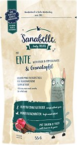 

Лакомство для кошек Bosch Sanabelle Duck & Pomegranate Sticks (Утка с Гранатом) 55 г