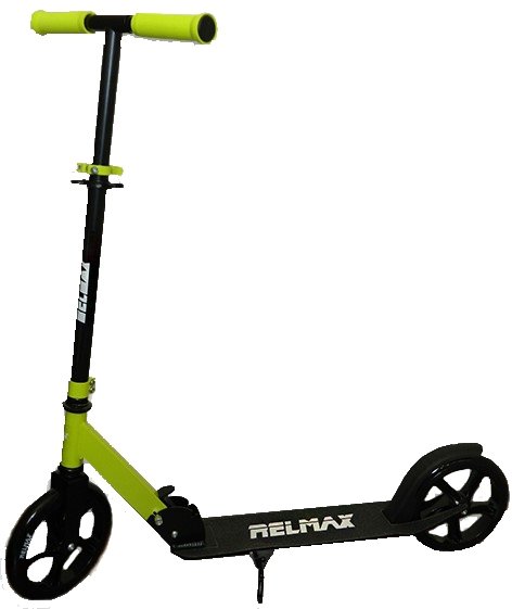 

Двухколесный подростковый самокат Relmax GSS-A2-004D (черный/зеленый)
