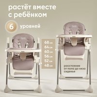 Высокий стульчик Nuovita Nativo (grigio scuro/темно-серый)