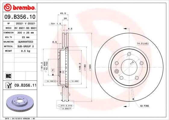 

Brembo 09B35611