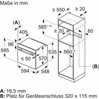 Электрический духовой шкаф Bosch Serie 2 HBA571BB4