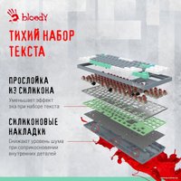 Клавиатура A4Tech Bloody S87 Energy Ash (Bloody BLMS Red Plus)