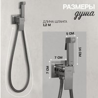 Гигиенический душ Hansberge H3077 (графит)