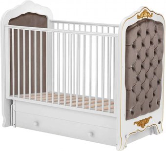 Классическая детская кроватка Nuovita Fulgore Swing (белый)