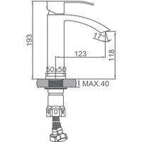 Смеситель Ledeme L71017D