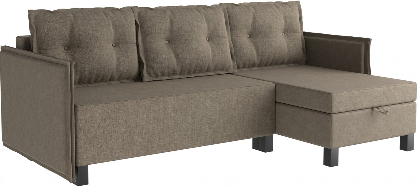 Угловой диван Mio Tesoro Туули (Beige/Grey)