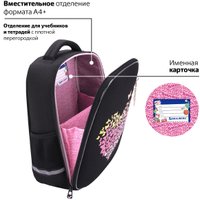 Школьный рюкзак BRAUBERG Light. Shining Heart 272029