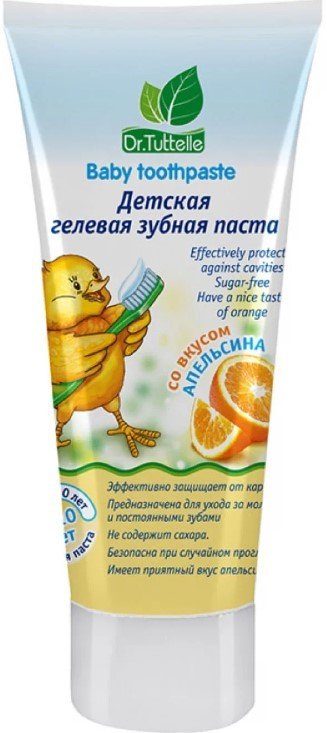 

Зубная паста Dr. Tuttelle Детская со вкусом апельсина DT076 75 мл