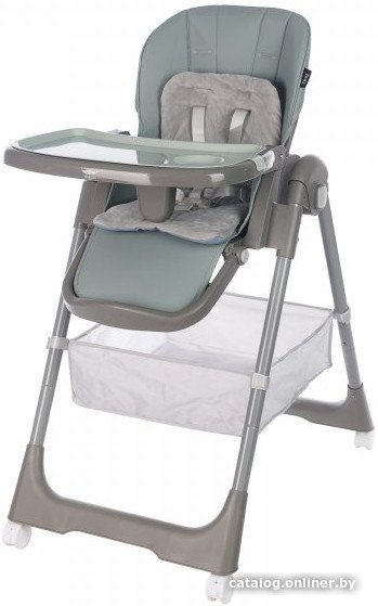Высокий стульчик Martin Noir Tody Lux (loft green) 0+