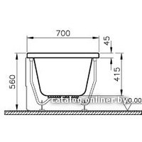 Ванна Vitra Neon 150x70 [52510001000]