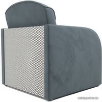 Кресло-кровать Мебель-АРС Малютка (велюр, серо-синий HB-178 26)