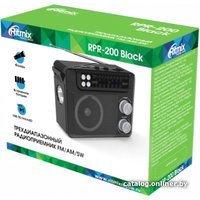 Радиоприемник Ritmix RPR-200 (черный)