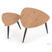 Журнальный столик Halmar Nicea 2 (дуб золотой/черный)