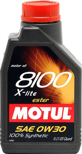 Моторное масло Motul 8100 X-lite 0W30 1л