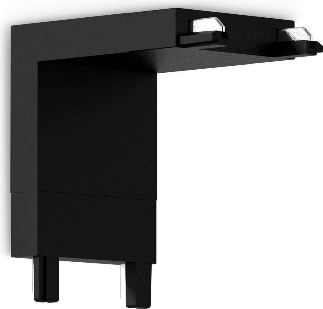 

Коннектор питания шинопровода Ambrella light Magnetic Ultra Slim GV1104 BK