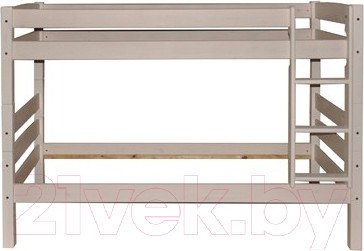 Двухъярусная кровать Диприз Дана Д 7052 (белый воск)