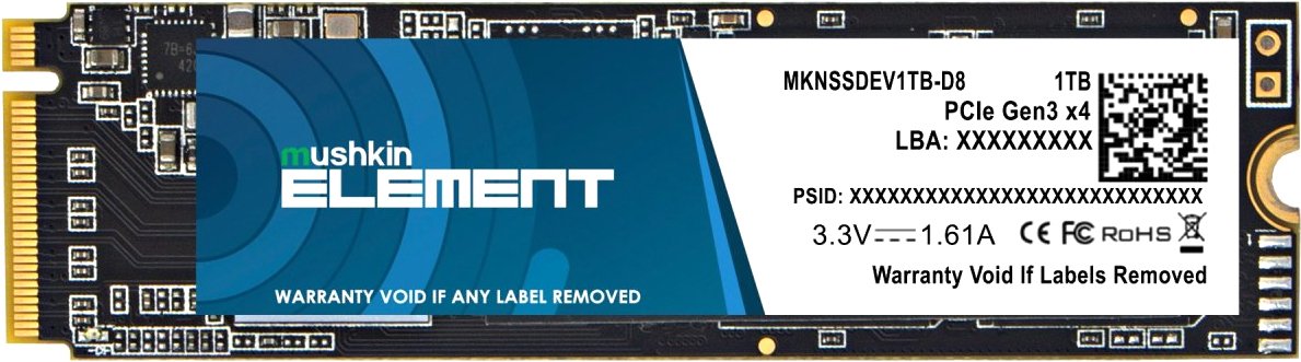 

SSD Mushkin Element 1TB MKNSSDEV1TB-D8