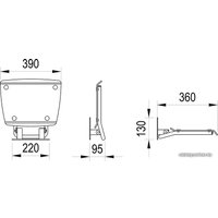Сиденье для душа Ravak B8F0000051