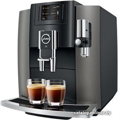 Кофемашина JURA E8 Dark Inox