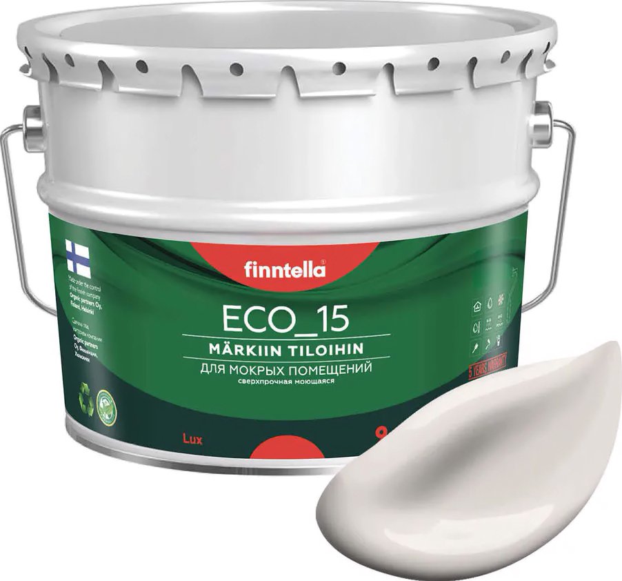 

Краска Finntella Eco 15 Puuvilla F-10-1-9-FL078 9 л (бежевый)