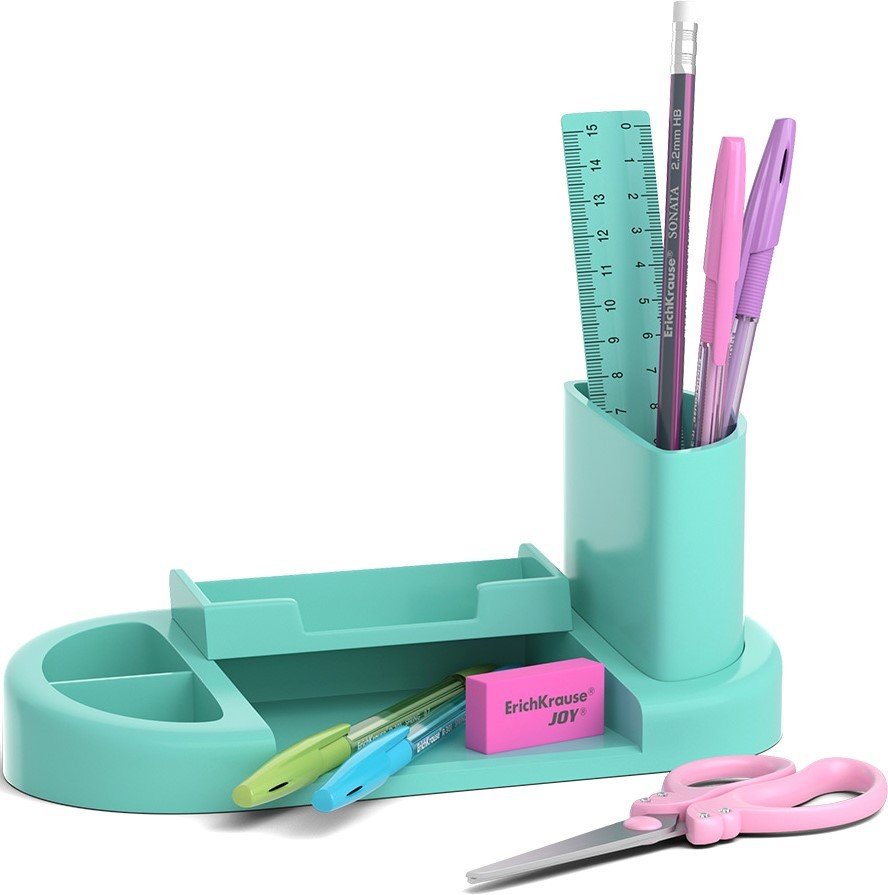 

Настольный набор Erich Krause Harmony Pastel Mint 55684 мятный (8 предм)