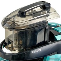 Пылесос Delta DE-3501 (черный/бирюзовый)