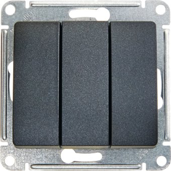 Выключатель Schneider Electric Glossa GSL000731 (антрацит)