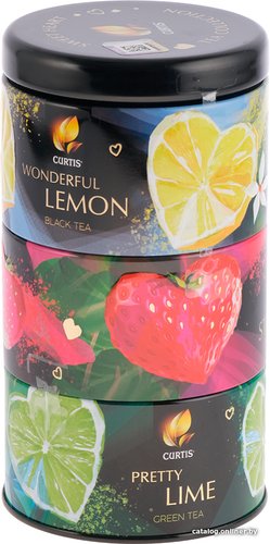 Черный чай Curtis Sweet Heart Tea Collection 3x10 шт