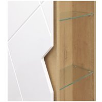  Doratiz Шкаф-пенал Фьорд 40 L 2712.303 (дуб бунратти/белый,с подвесной)