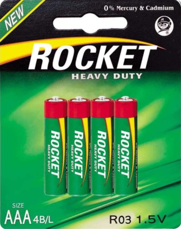 

Батарейка Rocket R03 4BL AAA 4 шт