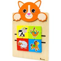 Бизиборд Alatoys Настенная бизидоска Котик ББ602